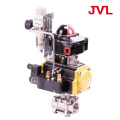 steam control cf8m 1000 wog  3 piece  Pneumatic ball valve